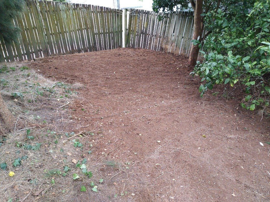 Levelled section after a Williams digger job